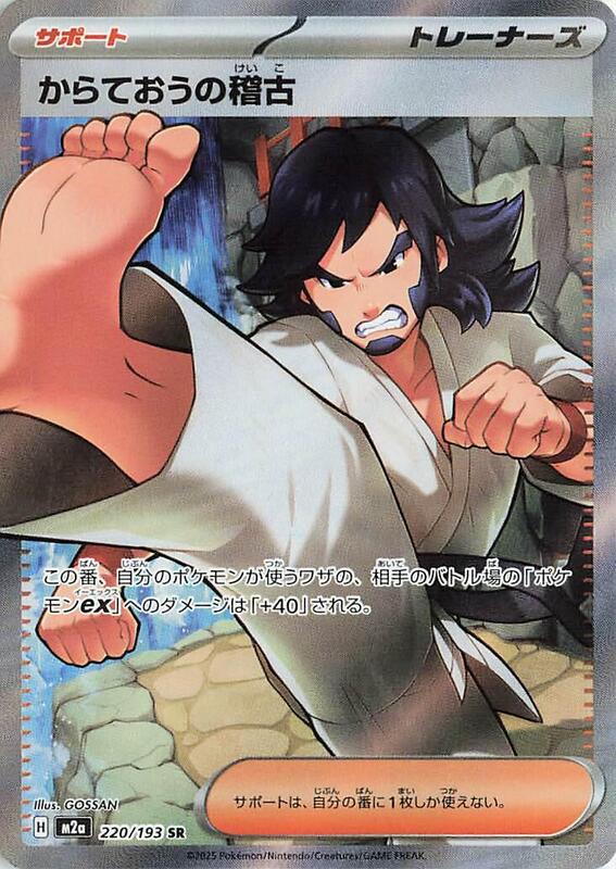 Black Belt's Training Japanese card