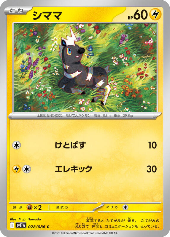 Blitzle Japanese card