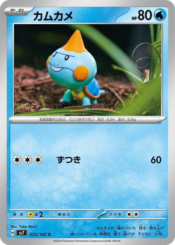 Chewtle Japanese card