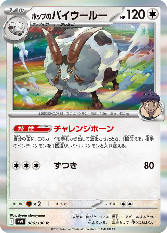 Hop's Dubwool Japanese card