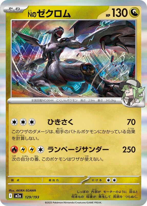 N's Zekrom Japanese card