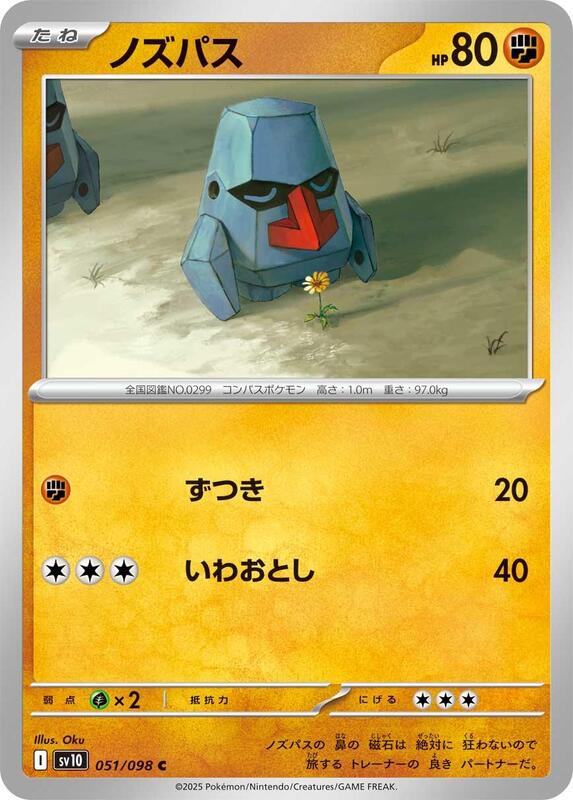 Nosepass Japanese card