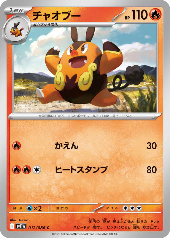 Pignite Japanese card