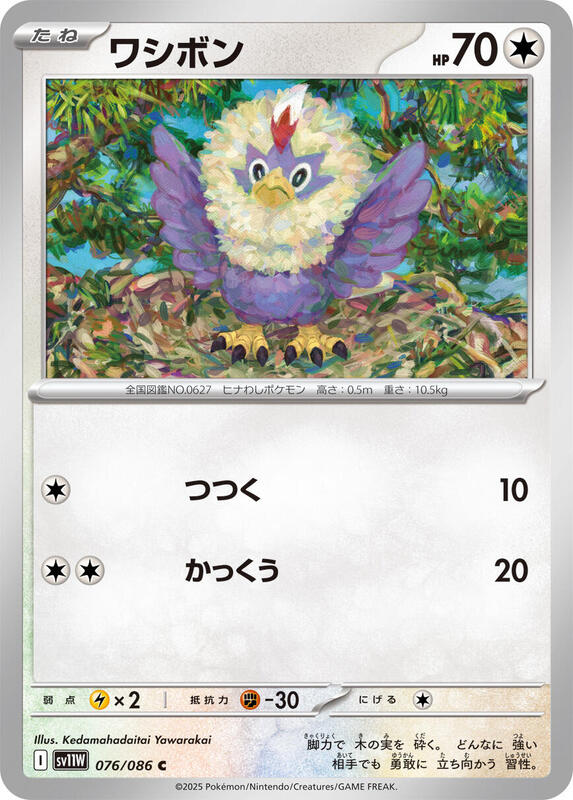 Rufflet Japanese card