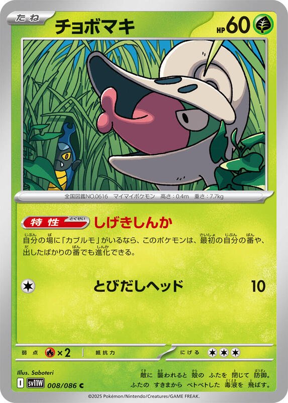 Shelmet Japanese card