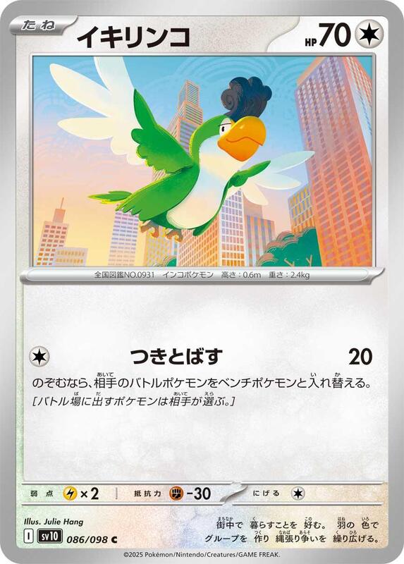 Squawkabilly Japanese card