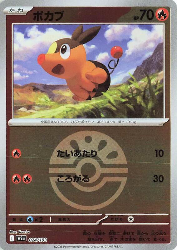 Tepig (Friend Ball Pattern) Japanese card