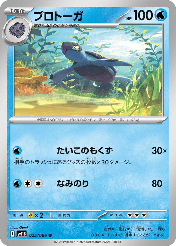 Tirtouga Japanese card
