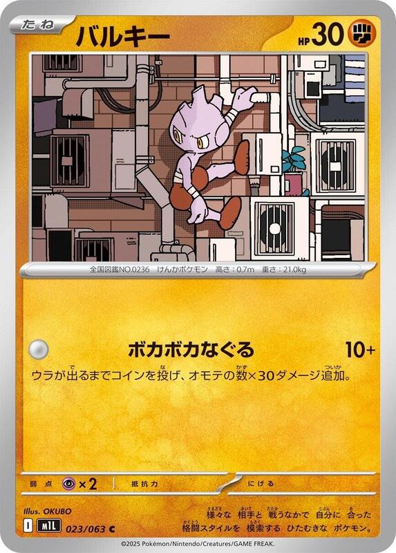 Tyrogue Japanese card