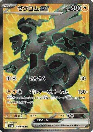 Zekrom ex Japanese card
