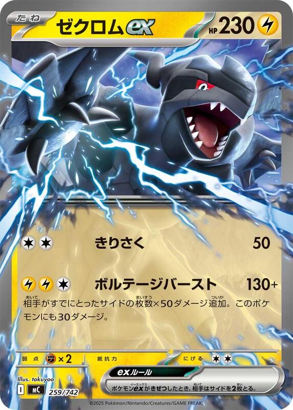Zekrom ex Japanese card